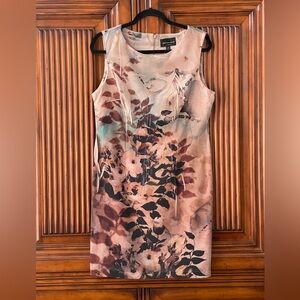 Multicolor Floral Midi Dress Size 14 Petite